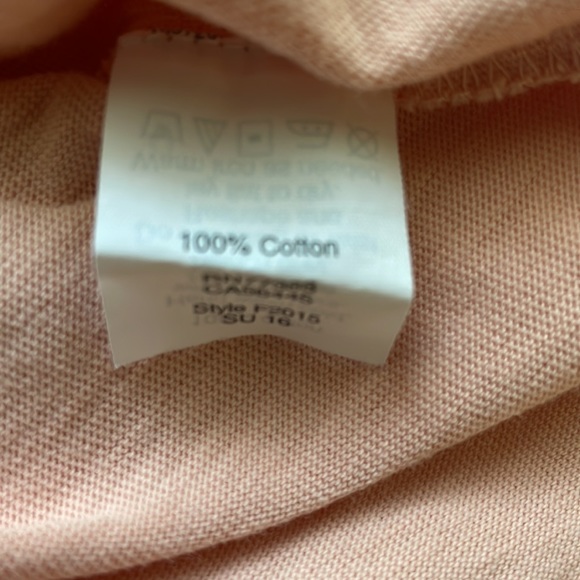 J Crew Light Peach Crochet Trim Tank Top, Size XL - Picture 5 of 6